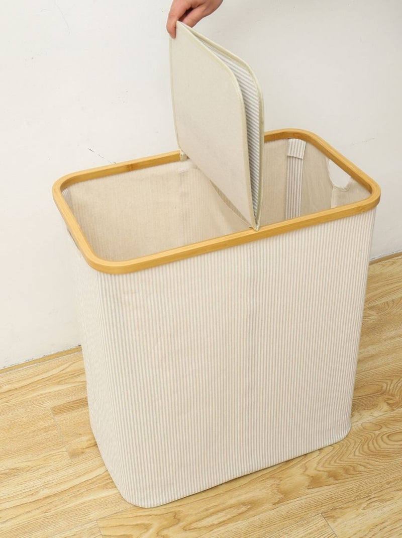 Paniers à linge Coton PROMO LINGE Blanc - Kiabi