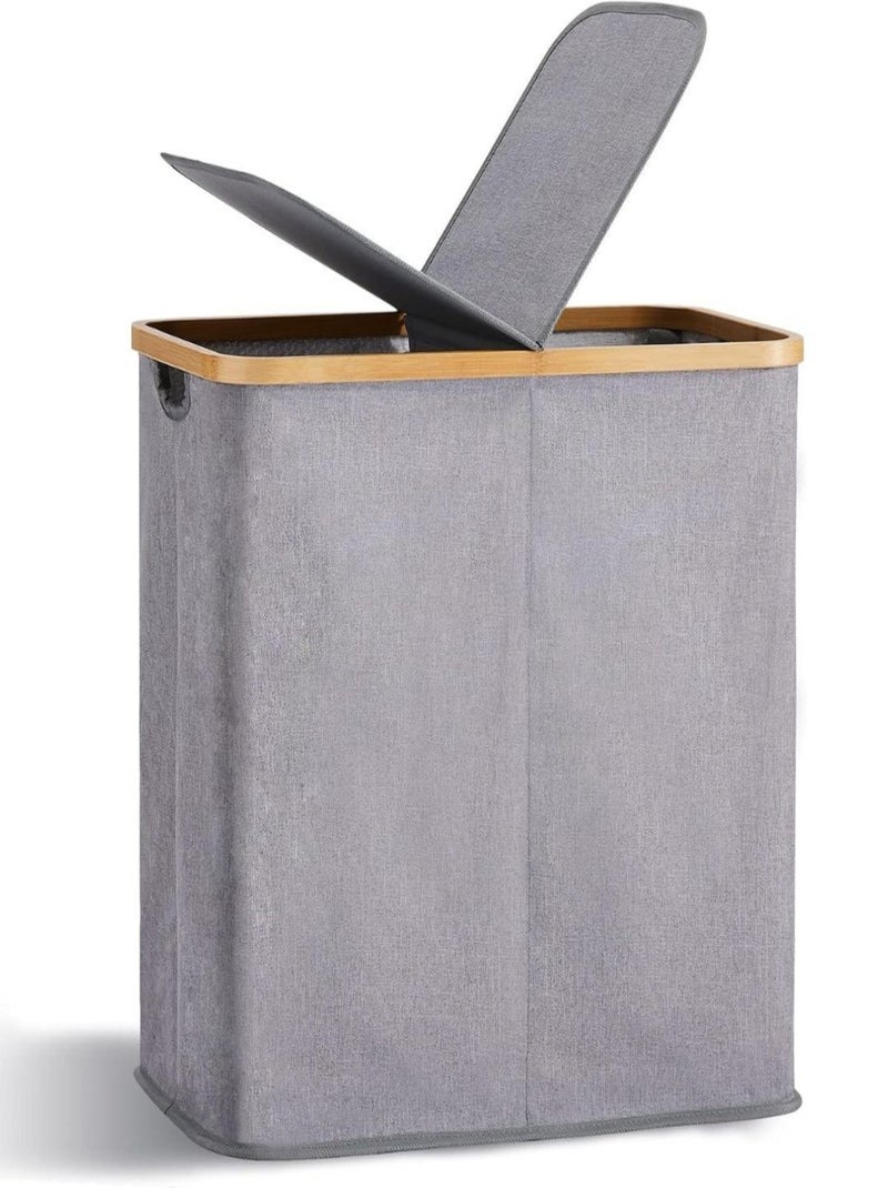 Paniers à linge Coton PROMO LINGE Gris - Kiabi