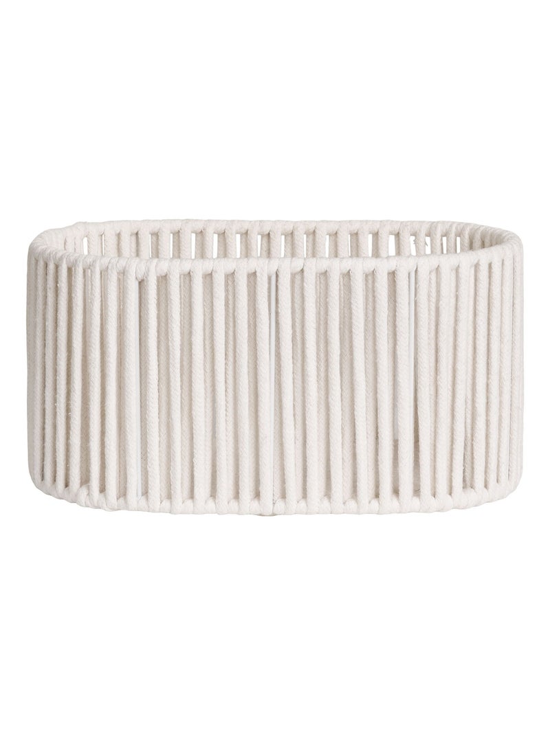 Paniers Arese - Paniers, coton/métal, blanc cassé, lot de 2 Blanc - Kiabi