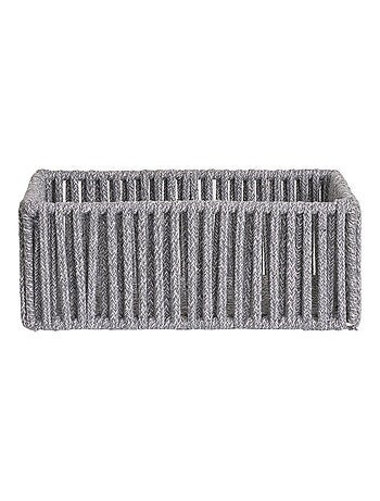 Paniers Arese - Paniers, coton/métal, gris, lot de 3