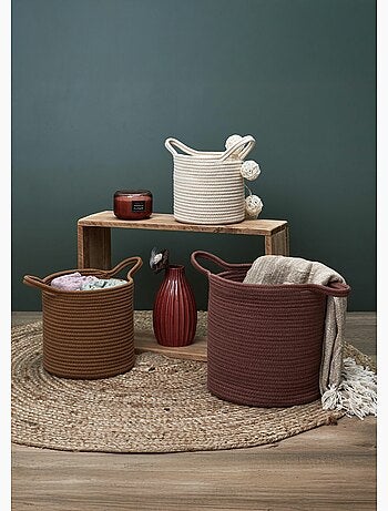 Paniers assortis tressés avec anses