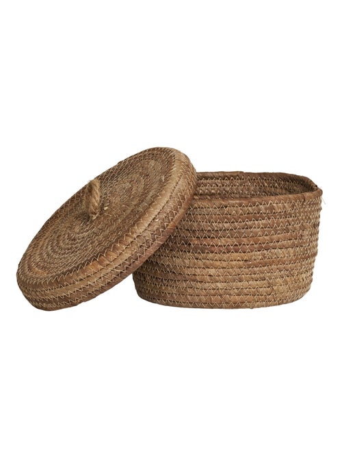 Paniers Desio - Paniers, feuille de bananier, naturel, lot de 2 - Kiabi
