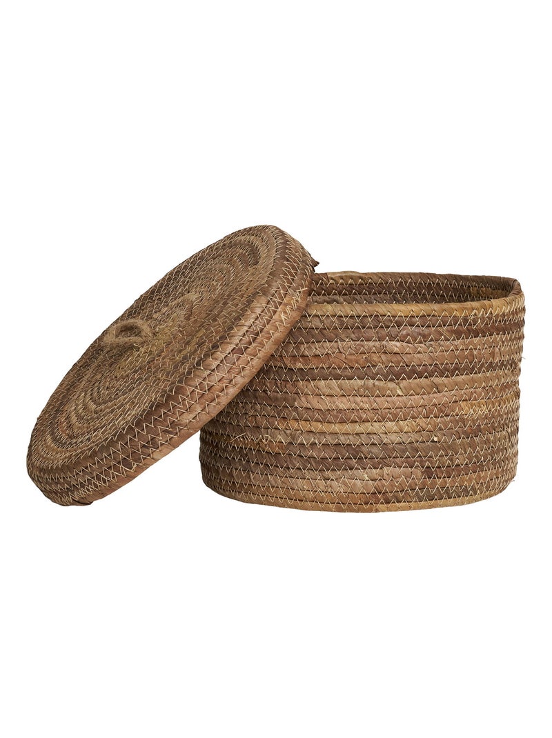 Paniers Desio - Paniers, feuille de bananier, naturel, lot de 2 Beige - Kiabi