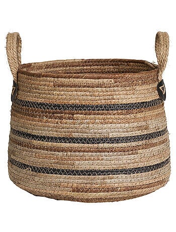 Paniers Erba - Paniers, feuille de bananier, naturel, lot de 2