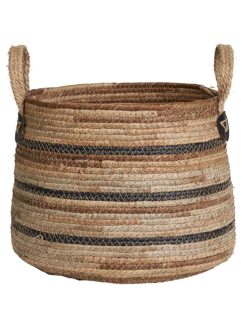 Paniers Erba - Paniers, feuille de bananier, naturel, lot de 2 Beige - Kiabi