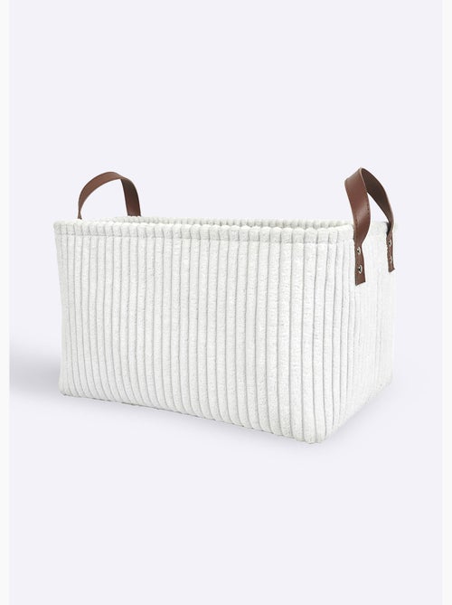 Paniers rangement velours, avec anses - AFIBEL - Kiabi