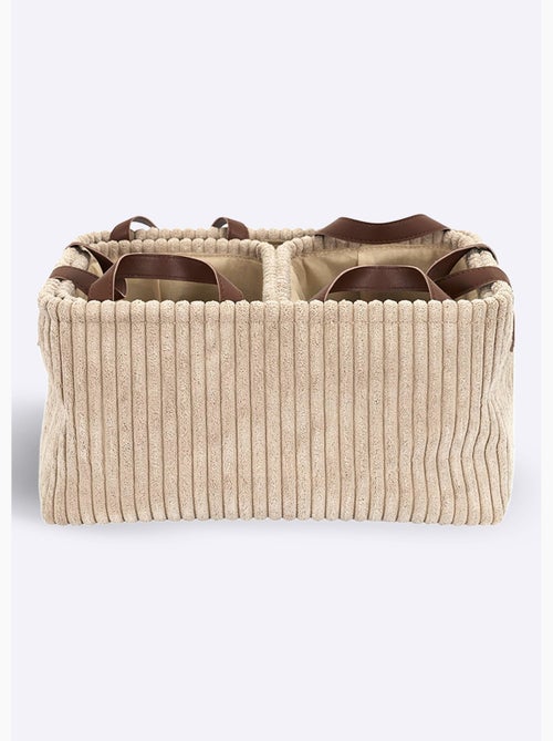 Paniers rangement velours, avec anses - AFIBEL - Kiabi