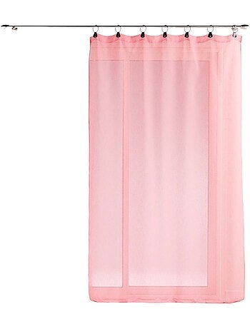 Panneau a anneaux rideau Voile 140 x 240 cm Linkae gris