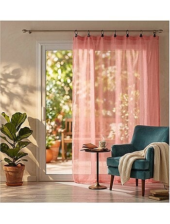 Panneau a anneaux voile tisse Linke