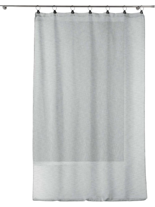 Panneau a anneaux voile tisse linke - Kiabi