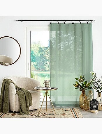 Panneau a anneaux voile tisse Linke