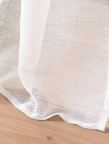 Panneau à Œillets Effet Lin Tissé HALTONA