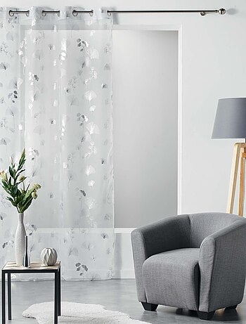 Panneau a oeillets rideau voile Bloomy