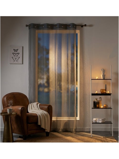 Panneau a oeillets rideau Voile Galactic - Kiabi