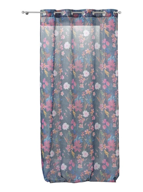 Panneau a oeillets rideau voile sable Exotic paradise - Kiabi