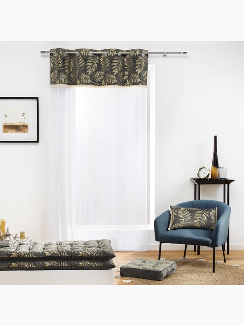 Panneau a oeillets Voilage Collection Tropical Adelore - Kiabi