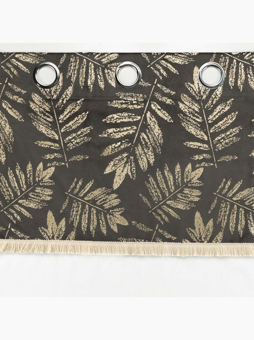 Panneau a oeillets Voilage Collection Tropical Adelore - Kiabi