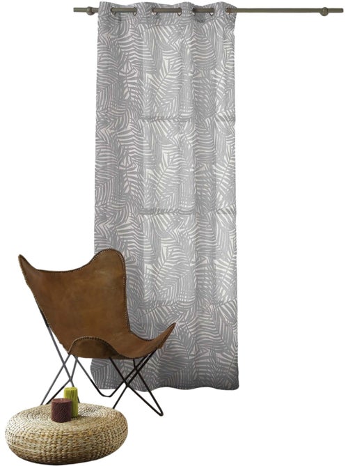 Panneau a oeillets Voilage Eucalys - Kiabi