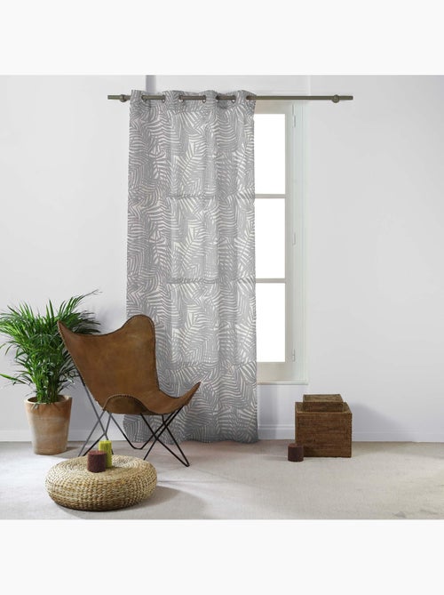 Panneau a oeillets Voilage Eucalys - Kiabi