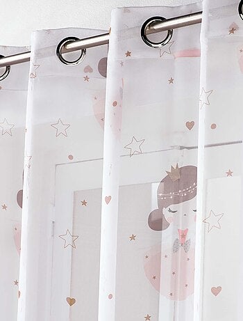 Panneau a oeillets Voilage Fifi Petite Princesse