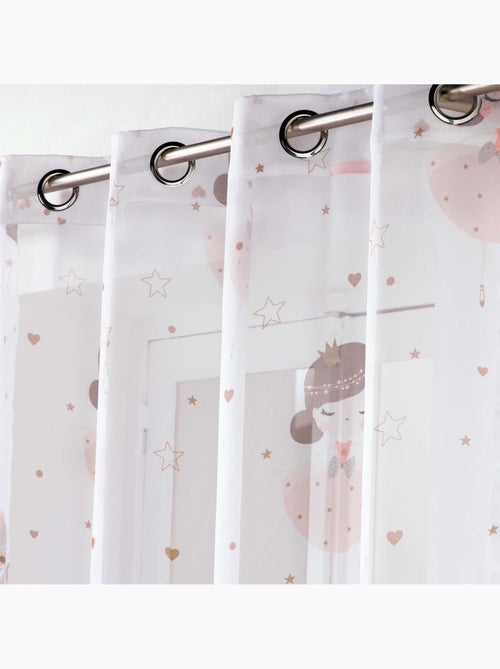 Panneau a oeillets Voilage Fifi Petite Princesse - Kiabi Panneau a oeillets Voilage Fifi Petite Princesse - Kiabi