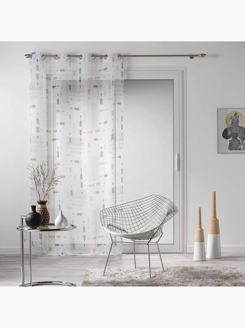 Panneau a oeillets Voile Boho - Kiabi