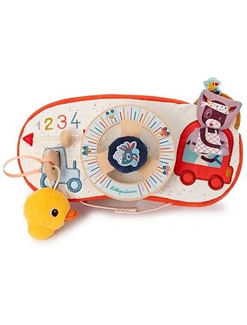 Panneau d'activités en voiture