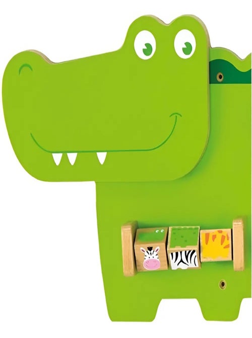 Panneau d'activités mural Crocodile - Kiabi