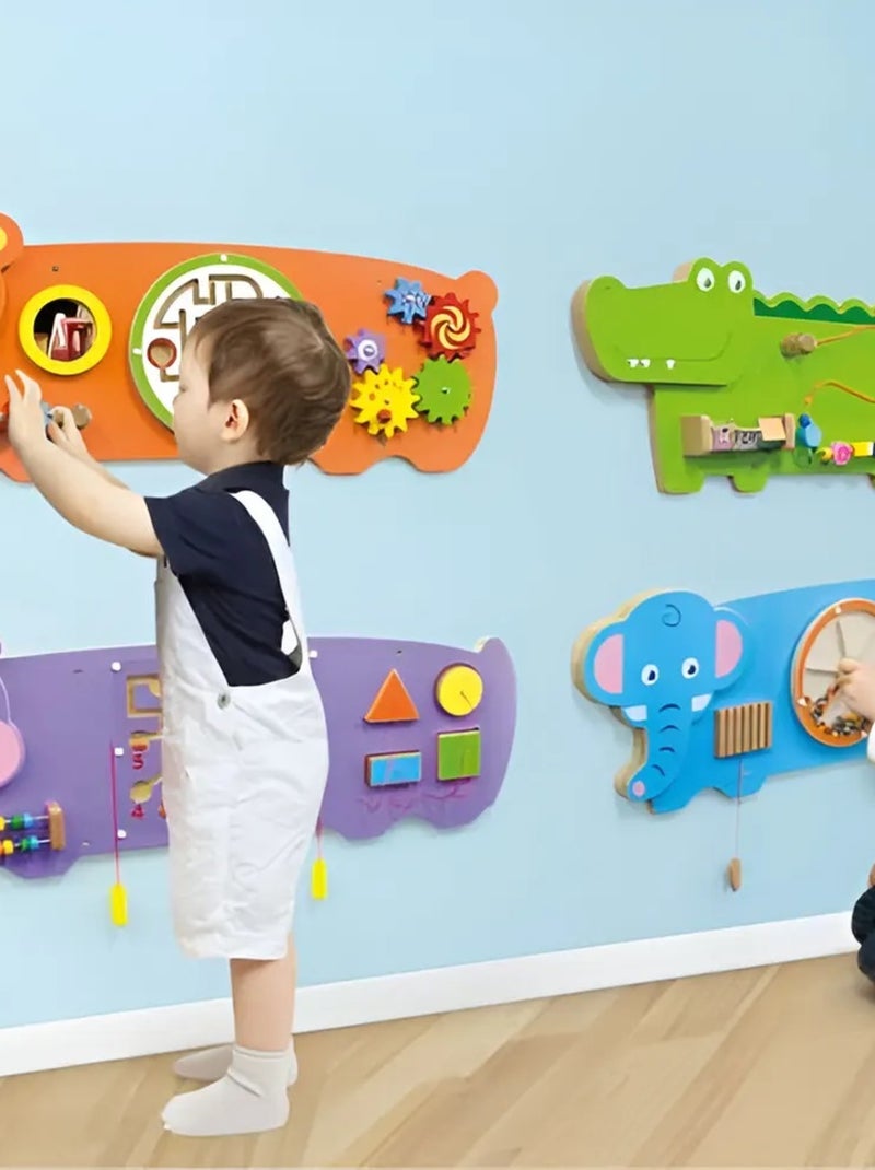 Panneau d'activités mural Crocodile Vert - Kiabi