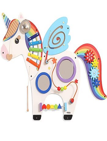 Panneau d'activités mural Licorne