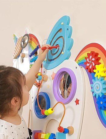 Panneau d'activités mural Licorne