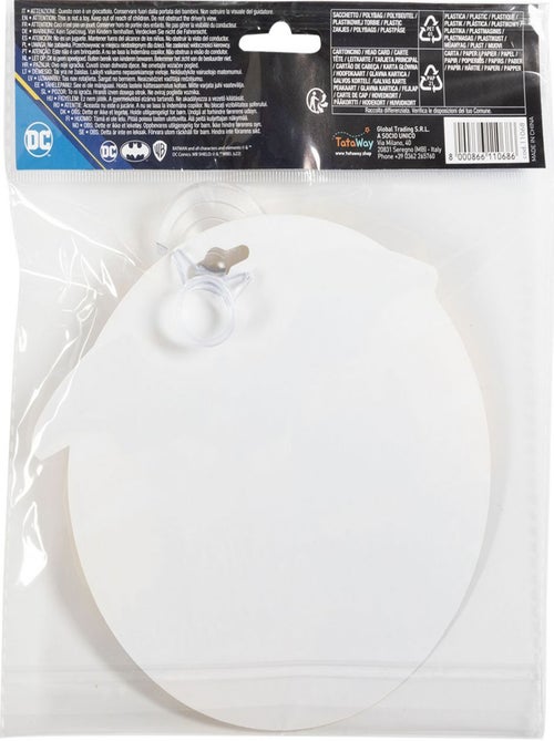 panneau de sécurité voiture - Bébé à bord, DC Comics Batman- avec ventouse et graphismes héros - Kiabi