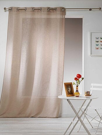 Panneau Rideau Effet Lin Collection Haltonas