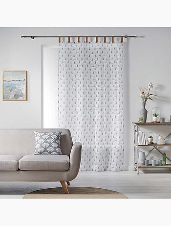 Panneau rideau voile sable Collection Art deco chic