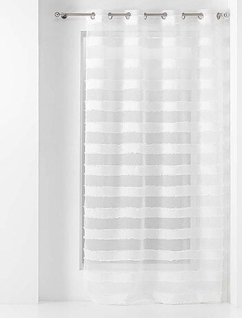 Panneau voilage sable a rayure Lalina