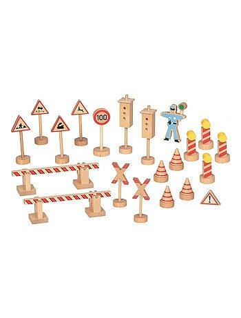 Panneaux de signalisation en bois