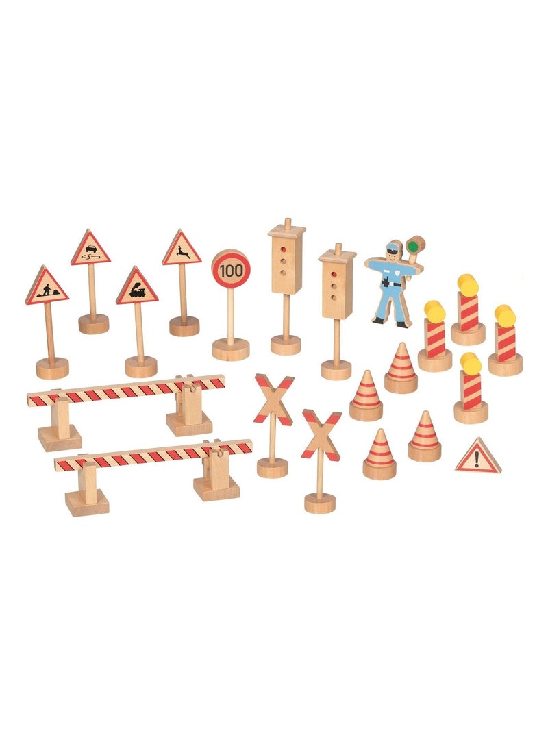 Panneaux de signalisation en bois Beige - Kiabi