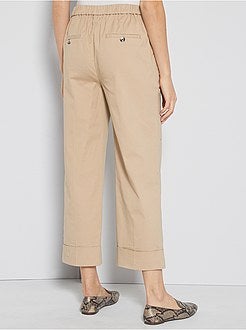 Pantacourt à revers - Kiabi