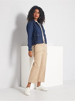 Pantacourt à revers - Kiabi