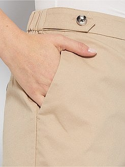 Pantacourt à revers - Kiabi