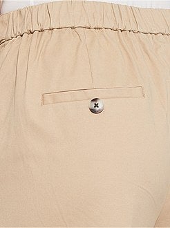 Pantacourt à revers - Kiabi