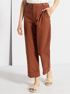 Pantacourt à revers - Kiabi