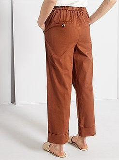 Pantacourt à revers - Kiabi