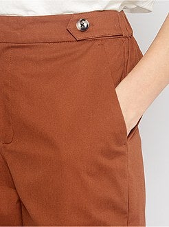 Pantacourt à revers - Kiabi