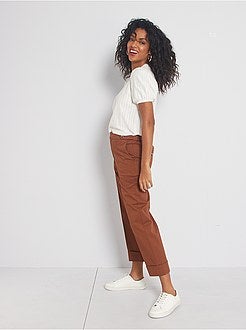 Pantacourt à revers - Kiabi