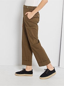 Pantacourt à revers - Kiabi