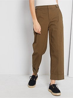 Pantacourt à revers - Kiabi