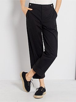 Pantacourt à revers - Kiabi