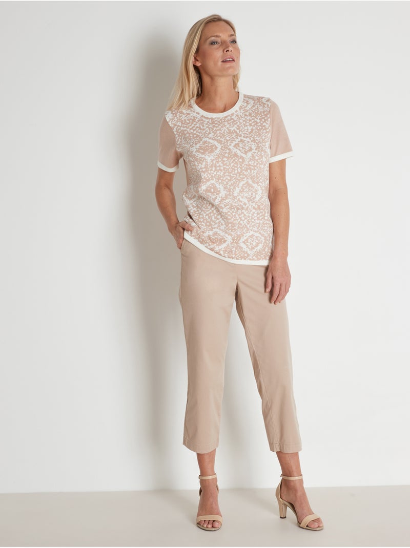 Pantacourt avec élasthanne - DAXON Beige - Kiabi