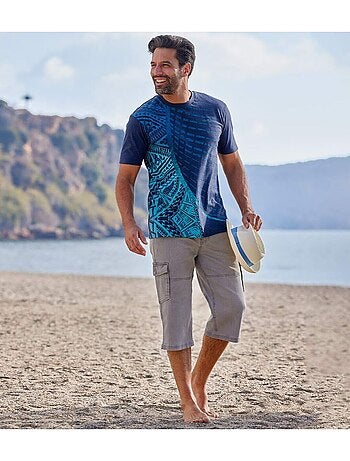 Pantacourt Cargo en Jean - ATLAS FOR MEN